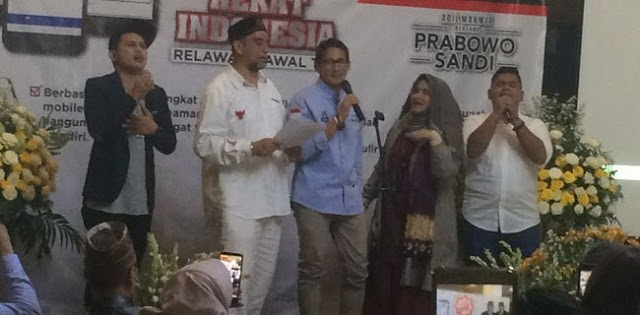 Cegah Kecurangan dan Kawal Pemilu, Relawan 02 Luncurkan Aplikasi Rekat